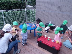 ウッドデッキ